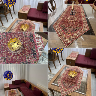 ست رومیزی ۵ تکه ترمه ابریشم